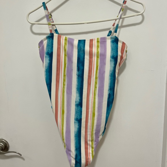 Sandflower Striped One Piece - Picture 2 of 5